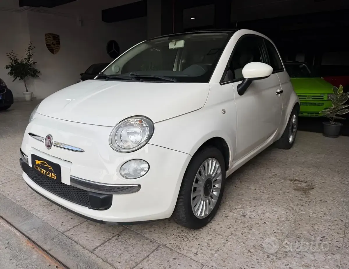 Usata Fiat 500 Lounge 69 CV (50 kW) 2013 Bianco Berlina