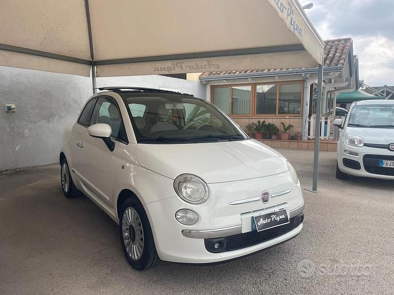 Usata Fiat 500 Lounge 69 CV (50 kW) 2009 Bianco Berlina