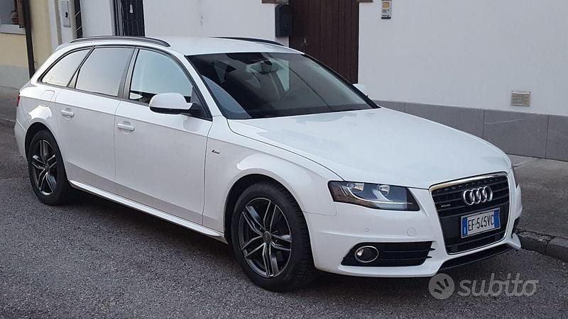 Usata Audi A4 S-Line 170 CV (125 kW) 2010 Bianco Berlina