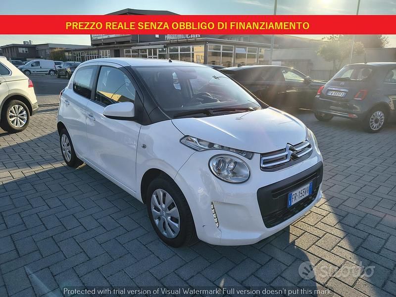 Usata Citroën C1 Feel 72 CV (52 kW) 2018 Bianco Utilitaria