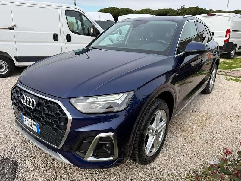 Usata Audi Q5 S-Line 204 CV (150 kW) 2021 Blu/azzurro SUV