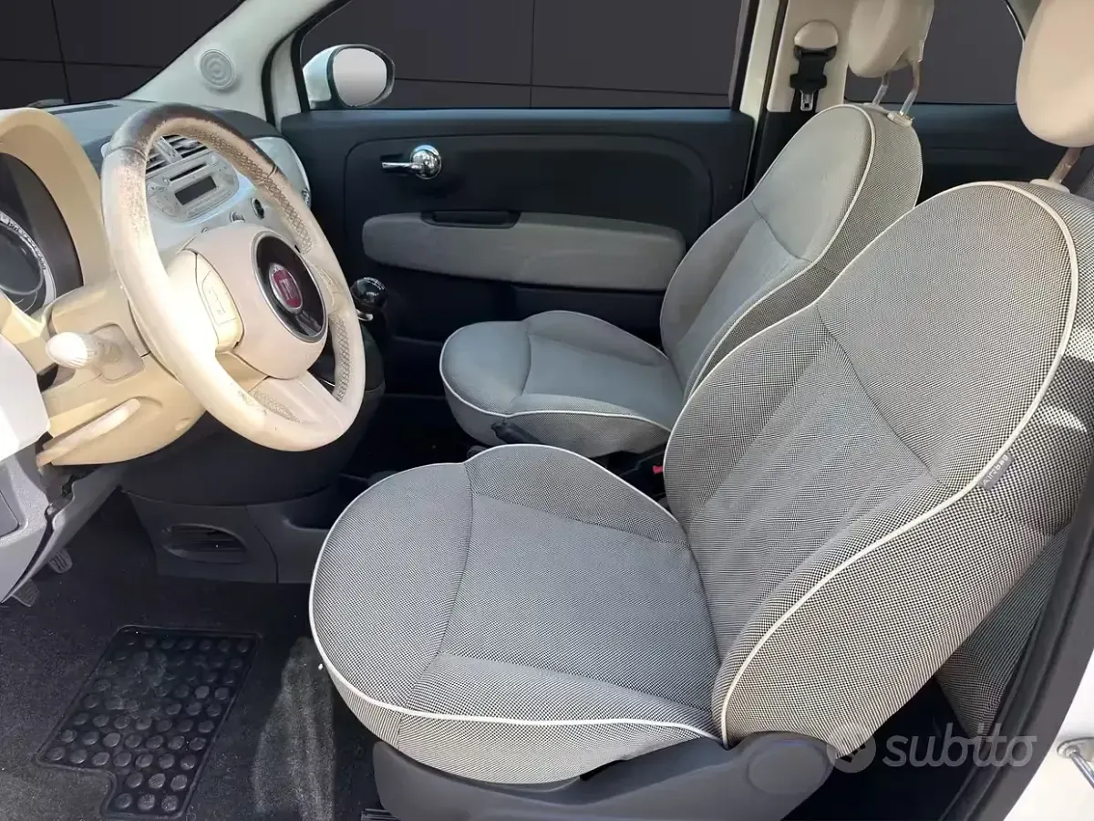 Usata Fiat 500 Lounge 100 CV (73 kW) 2007 Bianco Berlina