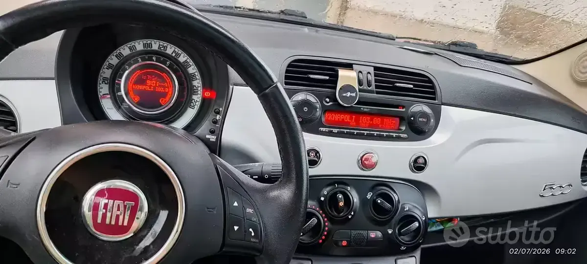 Usata Fiat 500 69 CV (50 kW) 2011 Grigio Berlina