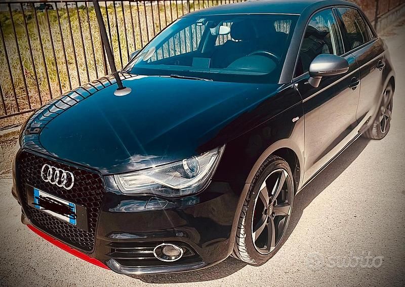 Usata Audi A1 S-Line 90 CV (66 kW) 2013 Nero Utilitaria