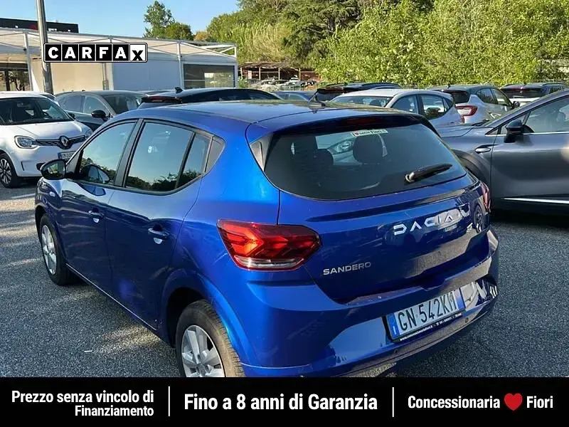 Occasion Dacia Sandero Expression 101 ch (74 kW) 2023 Bleue Citadine