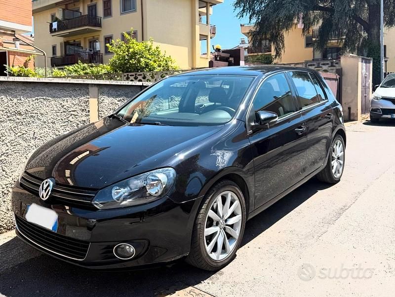Usata VW Golf VI 140 CV (102 kW) 2010 Nero Utilitaria