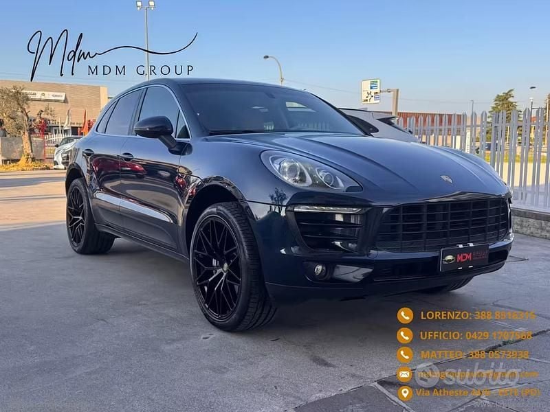 Usata Porsche Macan 250 CV (183 kW) 2014 Blu/azzurro SUV