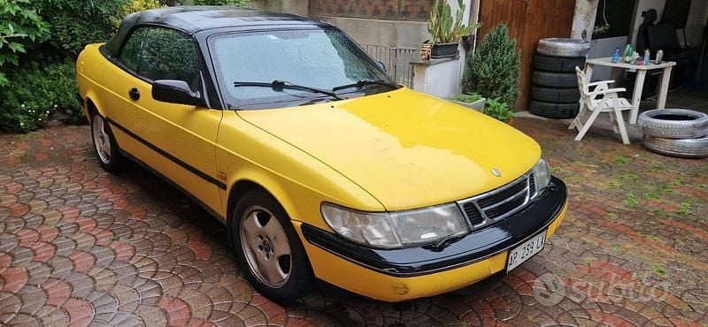 Usata Saab 900 Cabriolet 1997 Giallo Cabrio