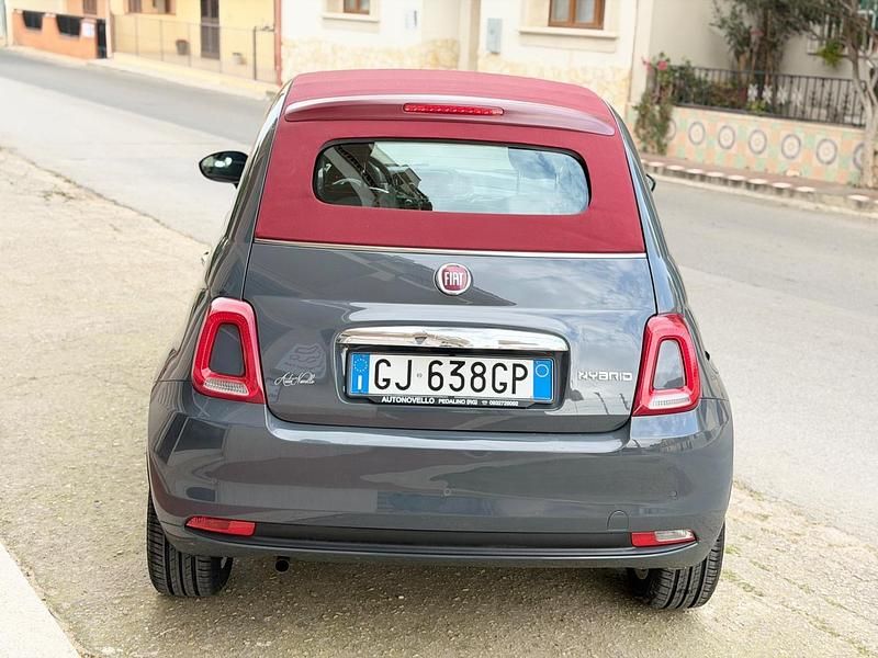 Usata Fiat 500C 69 CV (50 kW) 2022 Grigio Cabrio