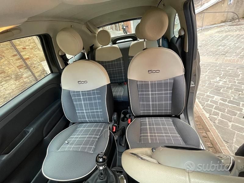 Usata Fiat 500C Lounge 69 CV (50 kW) 2018 Grigio Cabrio