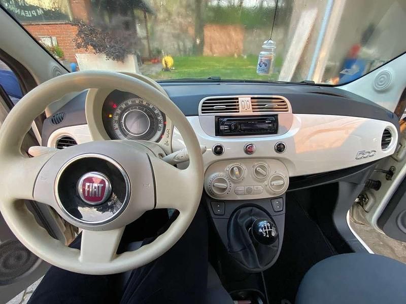 Usata Fiat 500 69 CV (50 kW) 2009 Bianco Cabrio