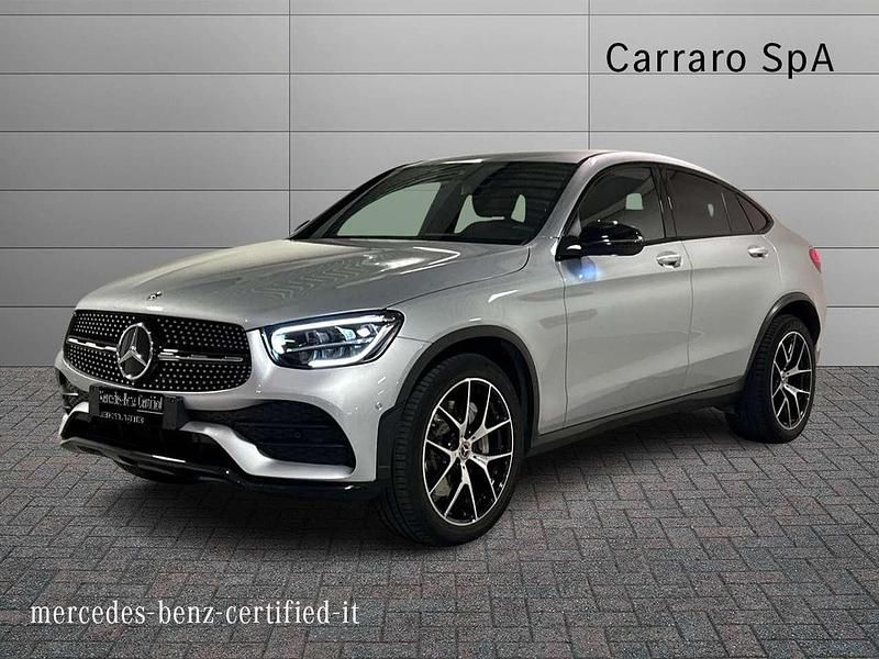 Argento metallizzato Usata 2022 Mercedes GLC300e Premium Plus Coupé | 46.000 € (Buon prezzo) - Immagine 1/4