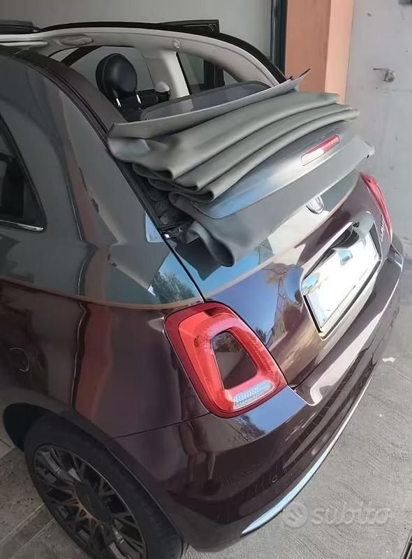 Usata Fiat 500 Collezione 2019 Rosso Cabrio