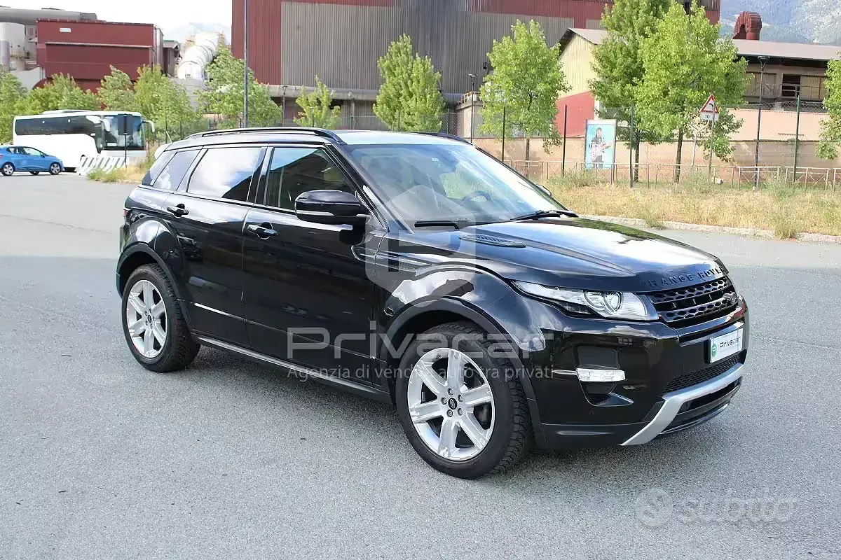 Usata Land Rover Range Rover evoque Dynamic 190 CV (139 kW) 2013 Nero SUV