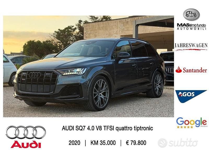 Usata Audi SQ7 S-Line 507 CV (372 kW) 2020 Grigio SUV