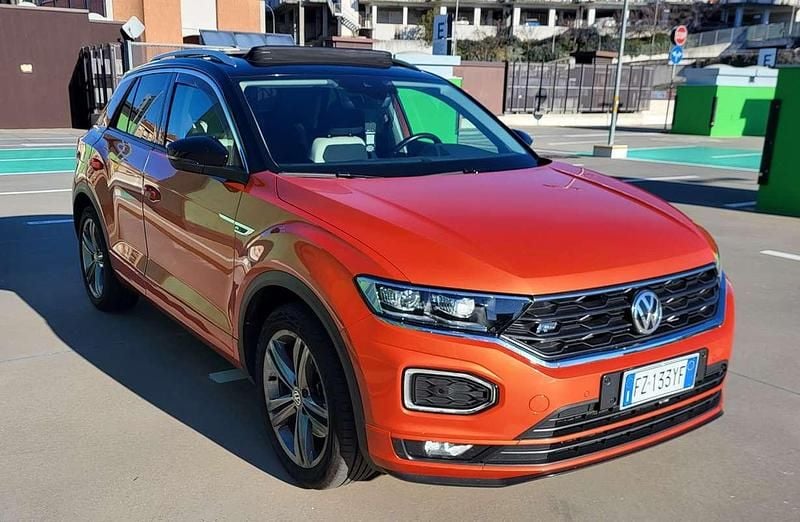 Usata VW T-Roc Advance 150 CV (110 kW) 2020 Arancione SUV