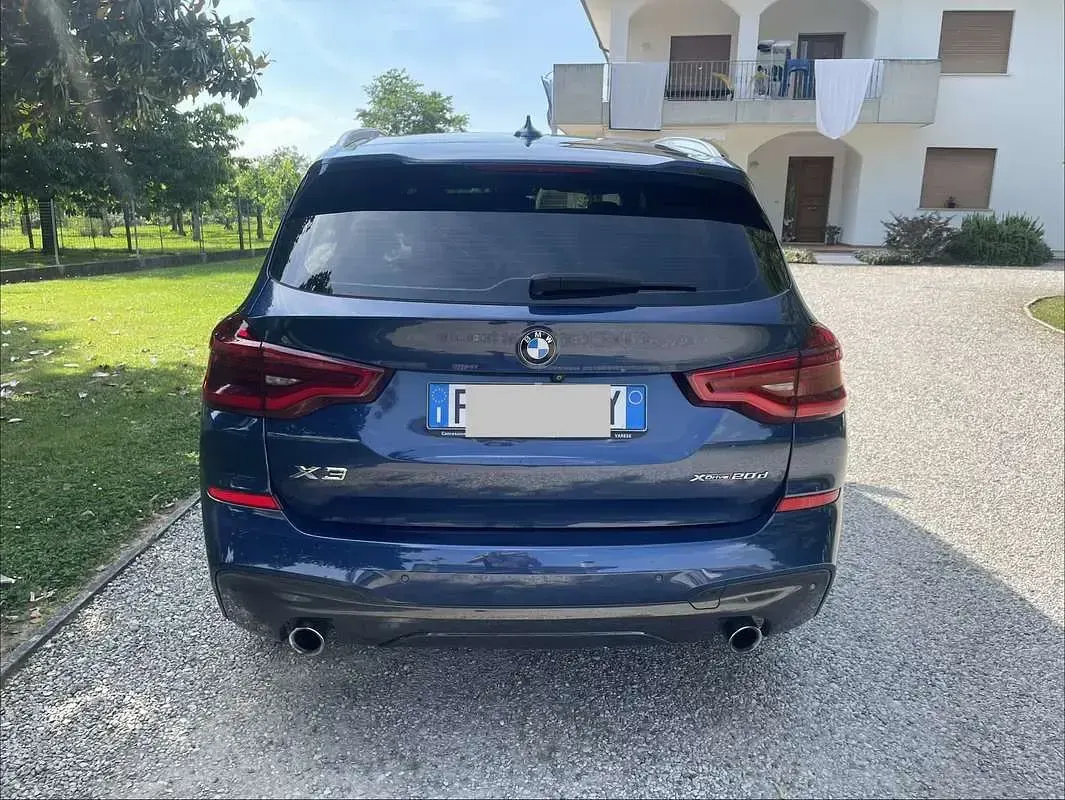 Usata BMW X3 M Sport 190 CV (139 kW) 2018 Blu/azzurro SUV