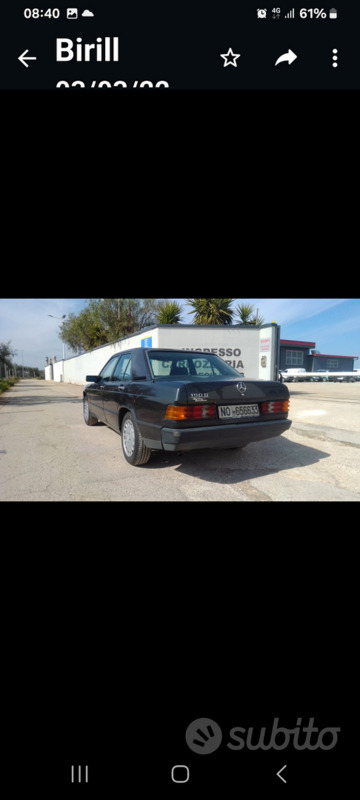 Usato 1986 Mercedes 190 Diesel (2.500 €)