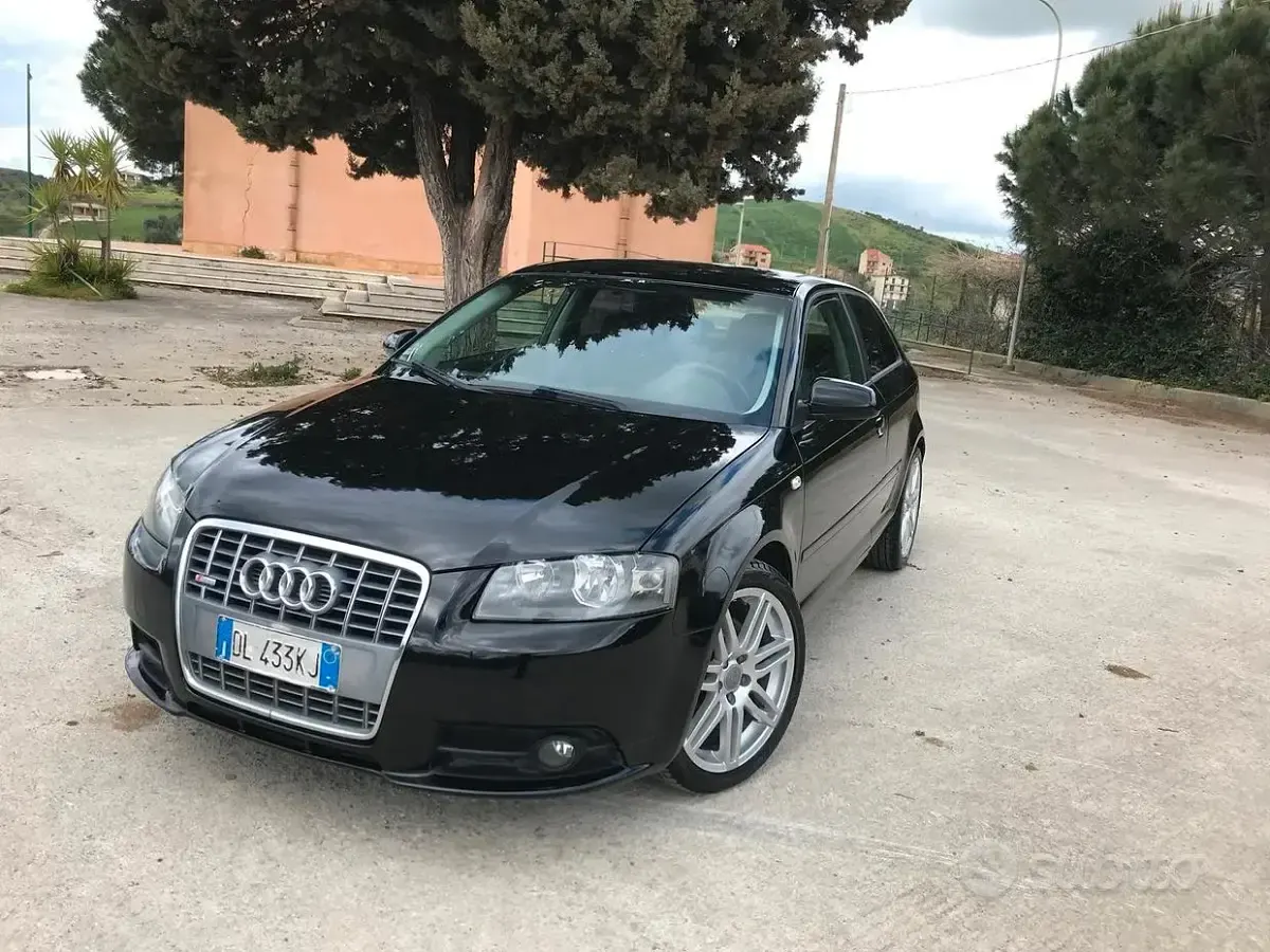 Usata Audi A3 S-Line 170 CV (125 kW) 2007 Nero Utilitaria