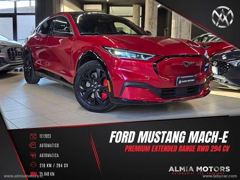 Rosso Usata 2023 Ford Mustang Mach-E Premium SUV | 37.990 € (Buon prezzo) - Immagine 1/4
