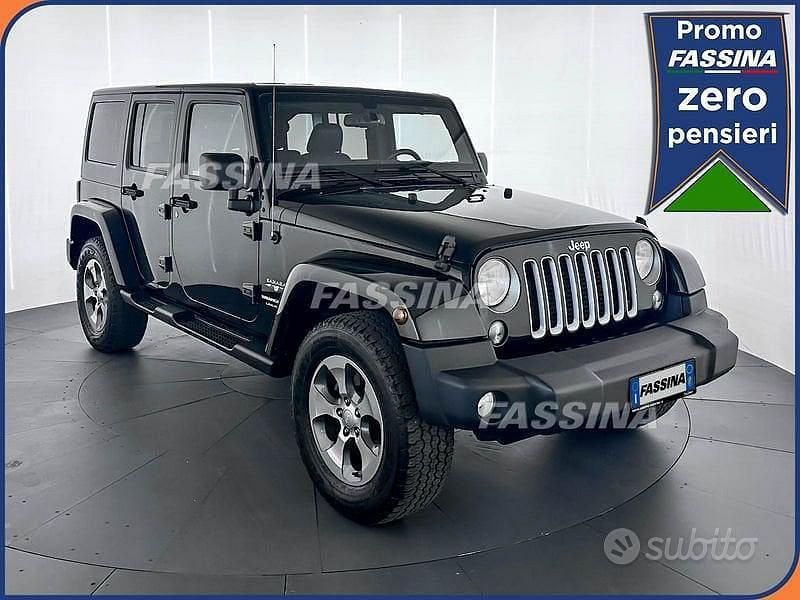 Usata Jeep Wrangler Sahara 200 CV (147 kW) 2018 Nero SUV