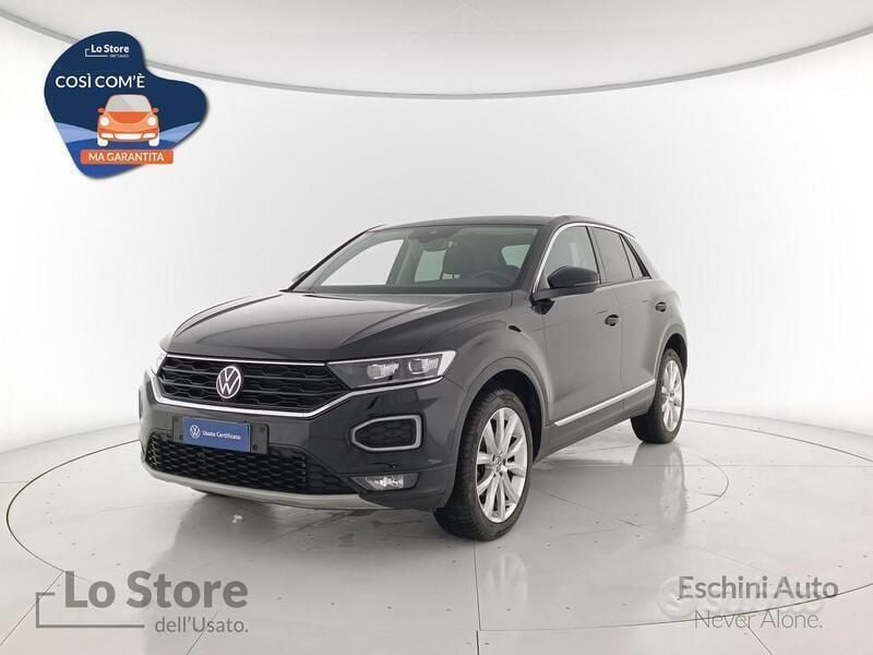 Nero perla Usata 2021 VW T-Roc Advance SUV | 22.200 € (Ottimo prezzo) - Immagine 1/4