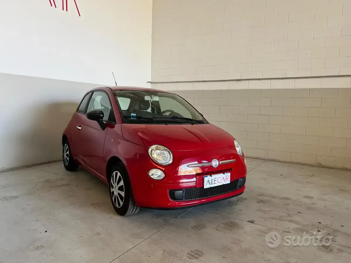 Usata Fiat 500 Pop 69 CV (50 kW) 2009 Rosso Cabrio