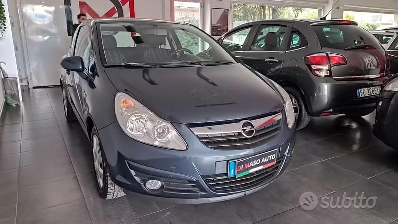 Usata Opel Corsa Sport 80 CV (58 kW) 2009 Blu Utilitaria