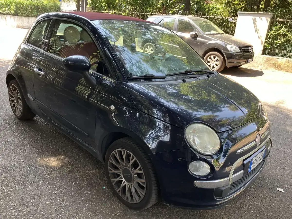 Usata Fiat 500C Rock 101 CV (74 kW) 2009 Blu/azzurro Cabrio