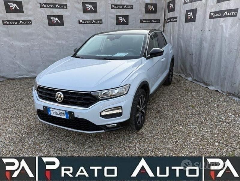 Usata VW T-Roc Advance 115 CV (84 kW) 2019 Bianco SUV