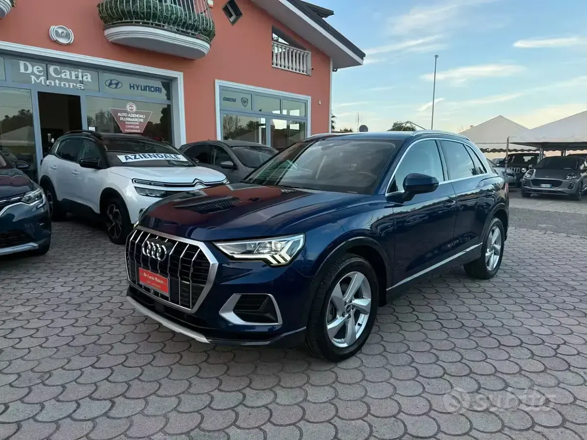 Usata Audi Q3 Advanced Plus 150 CV (110 kW) 2020 Blu SUV