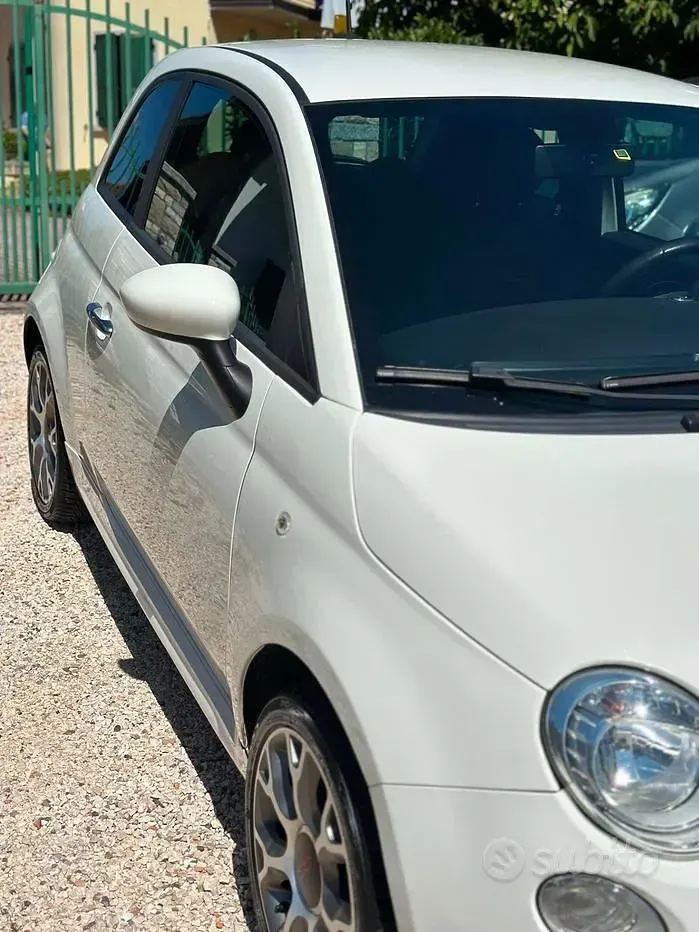 Usata Fiat 500S S 69 CV (50 kW) 2014 Bianco Utilitaria