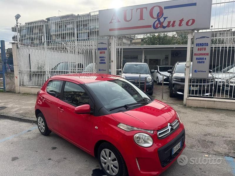 Usata Citroën C1 Feel 81 CV (59 kW) 2014 Rosso Utilitaria