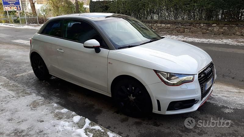 Usata Audi A1 S-Line 105 CV (77 kW) 2011 Bianco Utilitaria