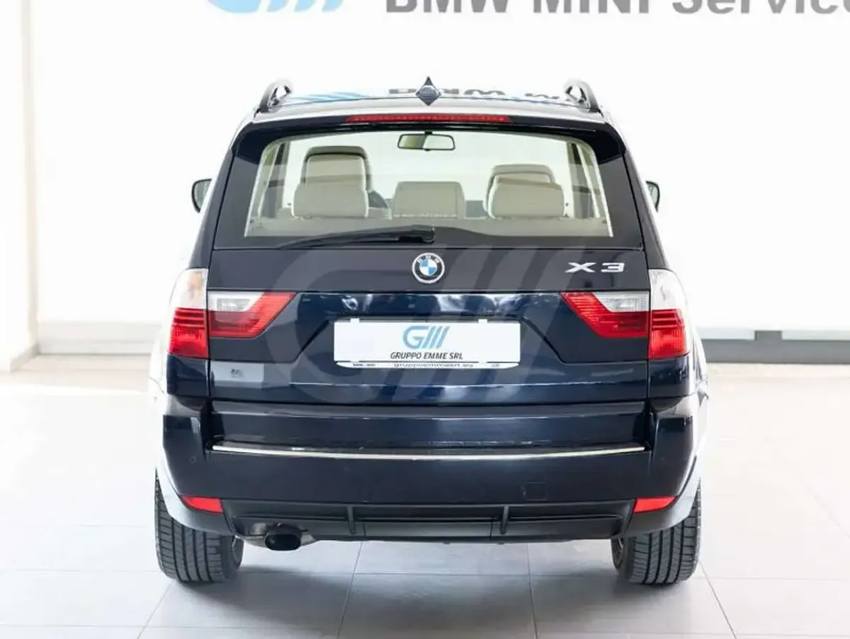 Usata BMW X3 177 CV (130 kW) 2009 Blu metallizzato SUV