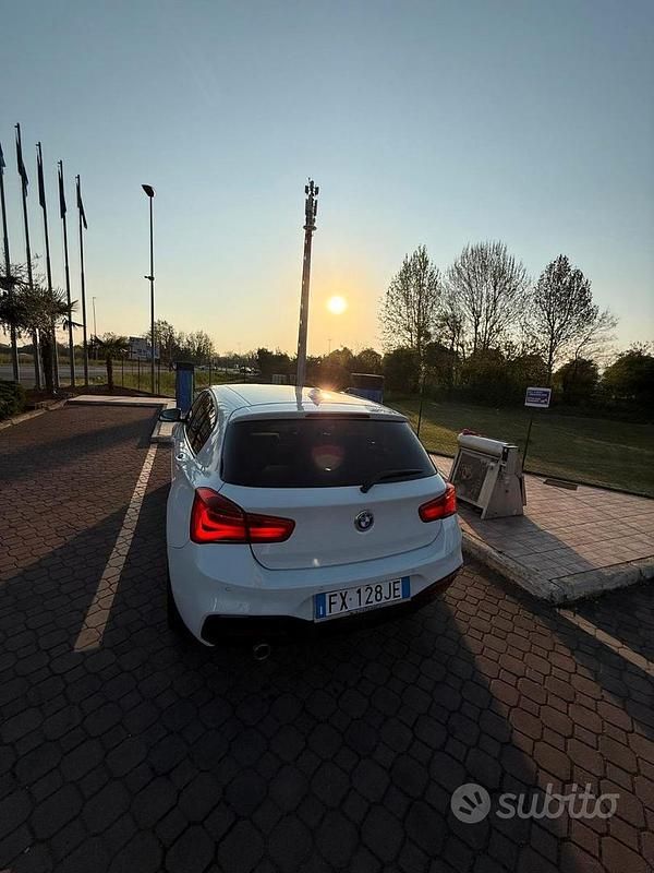 Usata BMW 118 M Sport 136 CV (100 kW) 2019 Bianco Utilitaria