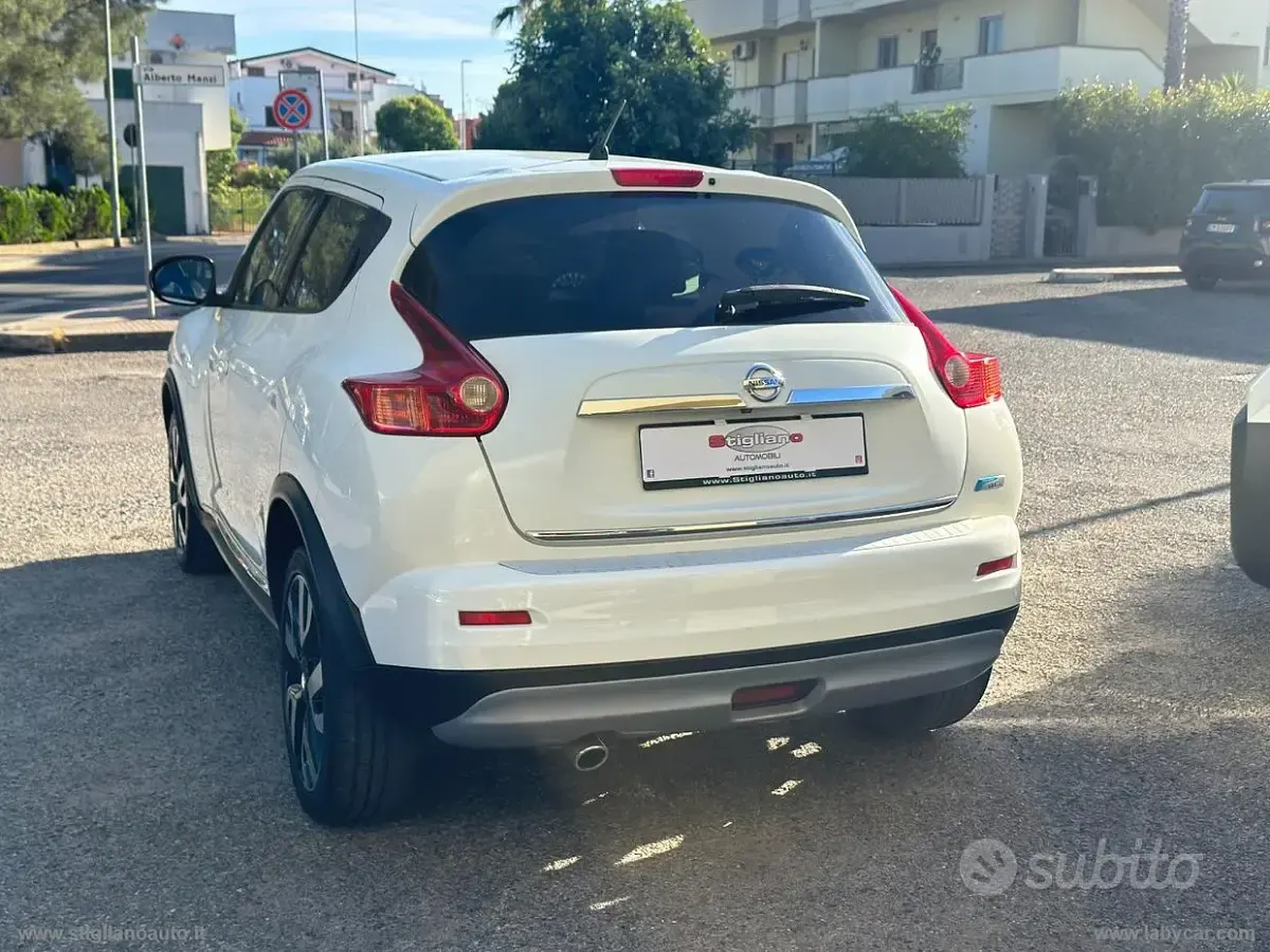 Usata Nissan Juke Acenta 110 CV (80 kW) 2013 Bianco SUV