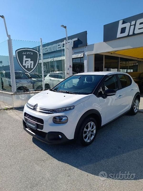 Usata Citroën C3 Feel 83 CV (61 kW) 2020 Bianco Utilitaria