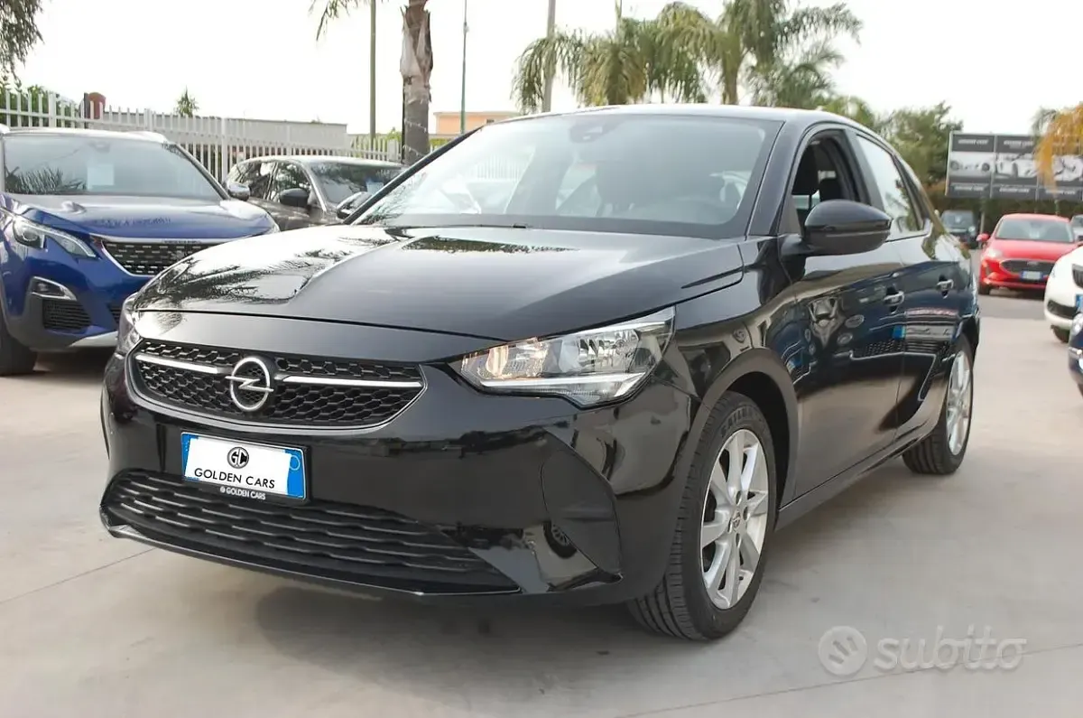 Usata Opel Corsa Edition 75 CV (55 kW) 2022 Nero Utilitaria