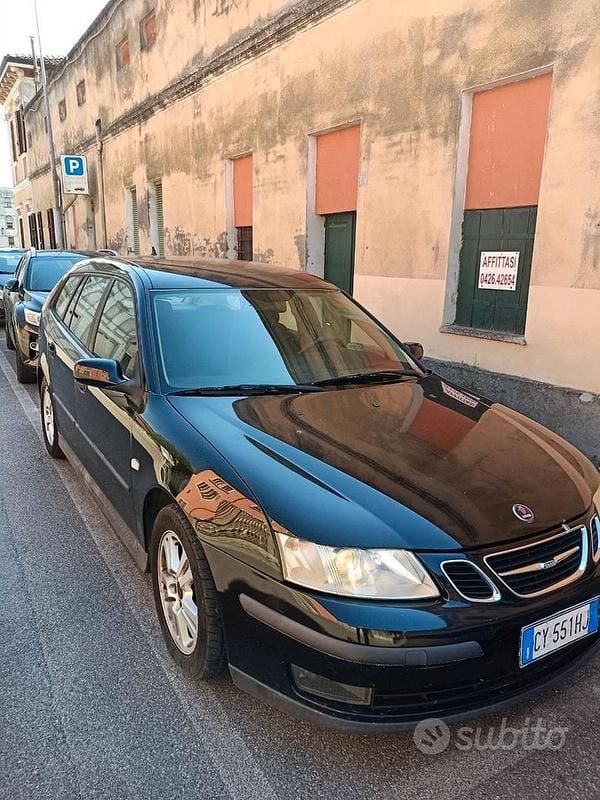 Usata Saab 9-3 120 CV (88 kW) 2005 Nero Berlina