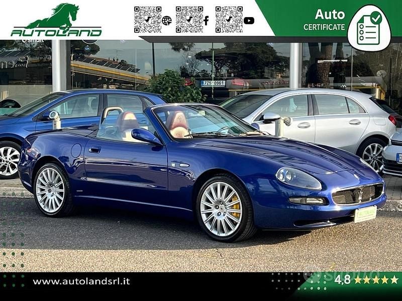Usata Maserati Spyder 390 CV (286 kW) 2002 Blu Cabrio