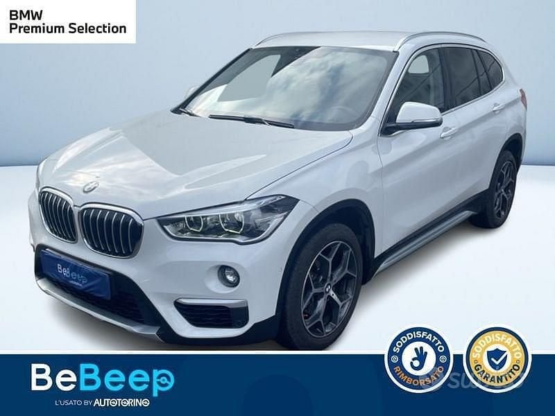 Usata BMW X1 xLine 140 CV (102 kW) 2019 Bianco pastello SUV