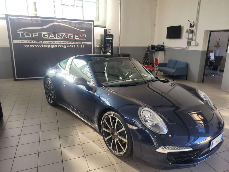 Usata Porsche 991 349 CV (256 kW) 2014 Blu/azzurro Cabrio