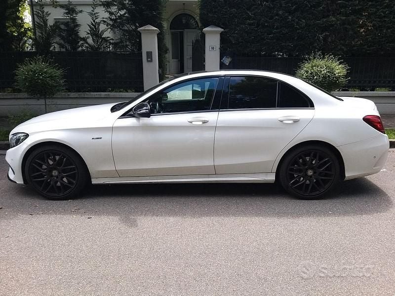 Usata Mercedes C43 AMG AMG 367 CV (269 kW) 2017 Bianco Berlina