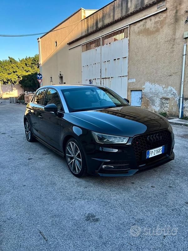 Usata Audi A1 S-Line 90 CV (66 kW) 2018 Nero Utilitaria