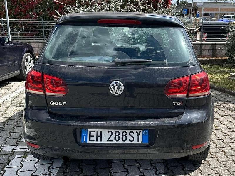 Usata VW Golf VI Highline 105 CV (77 kW) 2011 Nero Utilitaria
