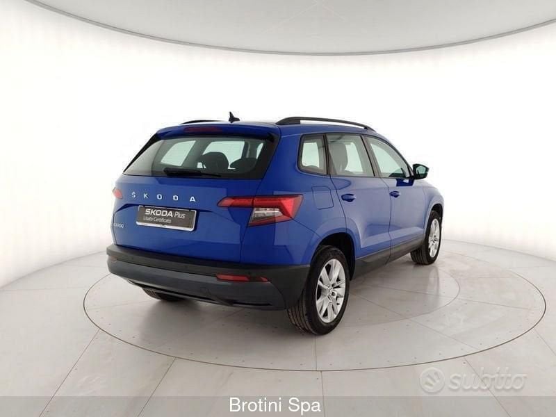 Usata Skoda Karoq Executive 110 CV (80 kW) 2022 Blu SUV