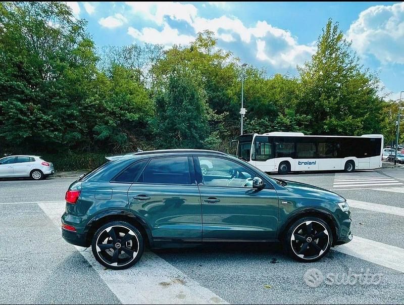 Usata Audi Q3 S-Line 150 CV (110 kW) 2017 Verde SUV