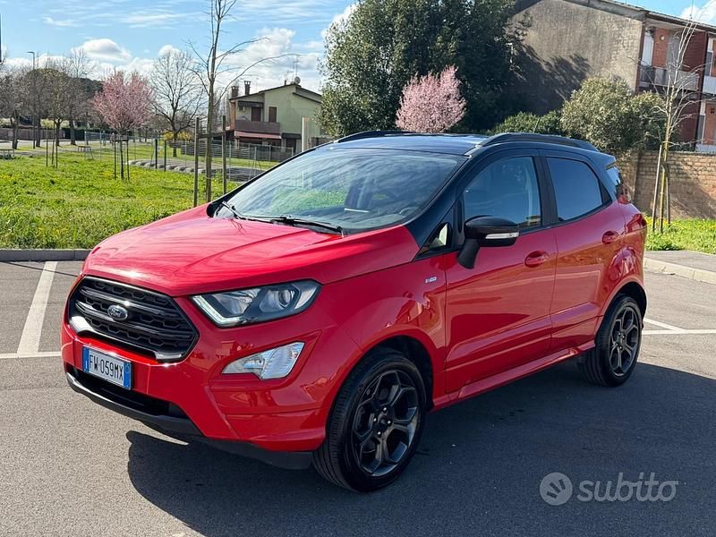 Usata Ford Ecosport ST-Line 100 CV (73 kW) 2019 Rosso SUV