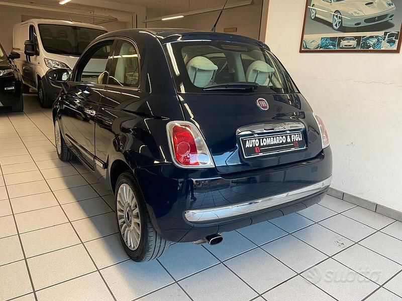 Usata Fiat 500 Lounge 69 CV (50 kW) 2011 Blu Berlina